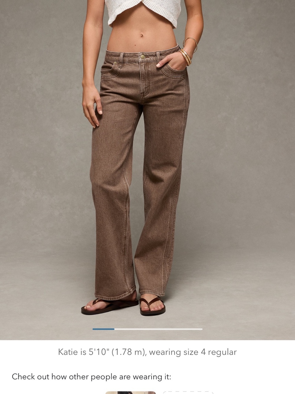 AE Stretch High-waisted Stovepipe Jeans